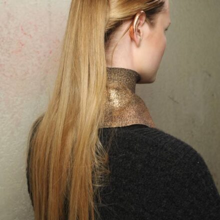 La mezza coda wet look
