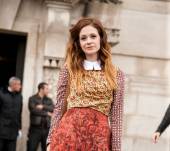 Streetstyle: Il tie & dye su capelli rossi