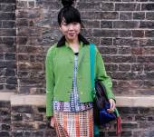 Streetstyle: portare lo chignon alto