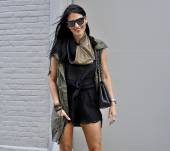 Streetstyle: valorizzare i capelli neri colorati