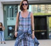 Streetstyle: side-hair su un taglio a carré
