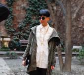 Streetstyle: il taglio boule su capelli corvini