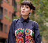 Streetstyle: le crocchie con una frangia a tendina