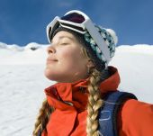 Rimanere ben pettinata sulle piste da sci