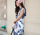 Streetstyle: fiore tra i capelli, come portarlo?
